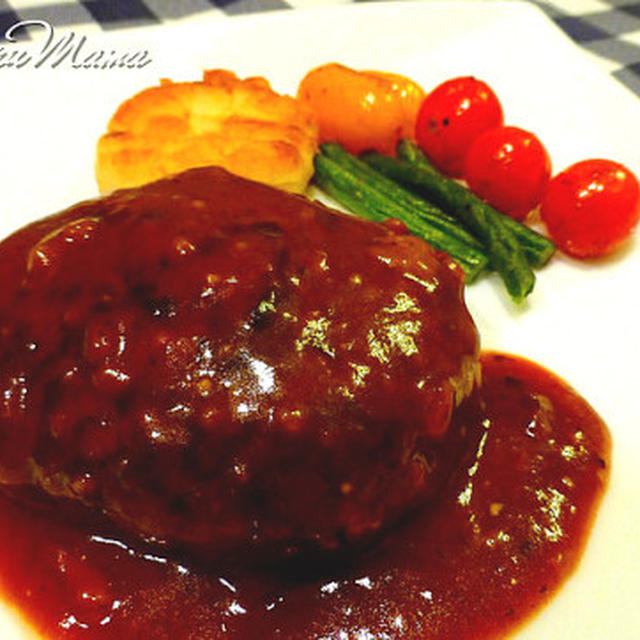 ☆ハンバーグ、オーブンで焼いてみよう☆