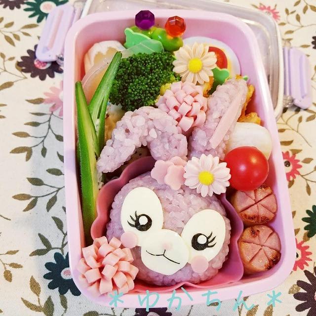 ＊4月13日 お弁当＊＊#キャラ弁 #お弁当 #娘弁当 #ゆかちん弁当 #kyar...