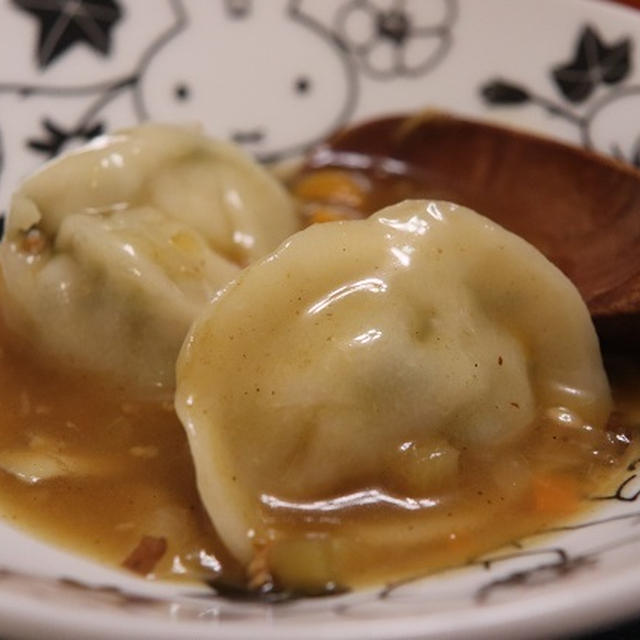 ★冷凍庫片付けでスープカレー餃子