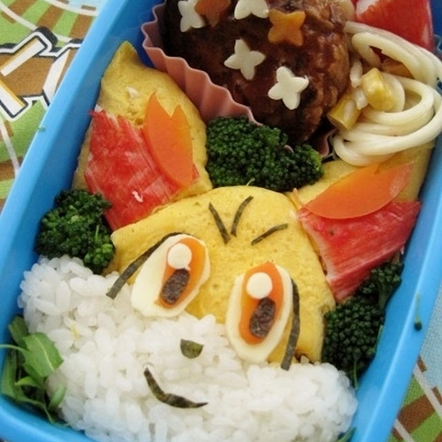 フォッコのお弁当（キャラ弁）（幼稚園）