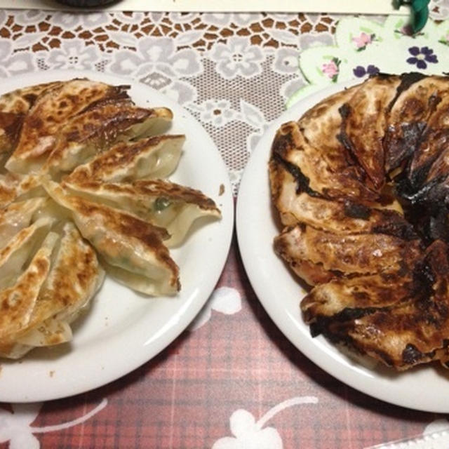 キムチーズ餃子＆胸肉餃子♪