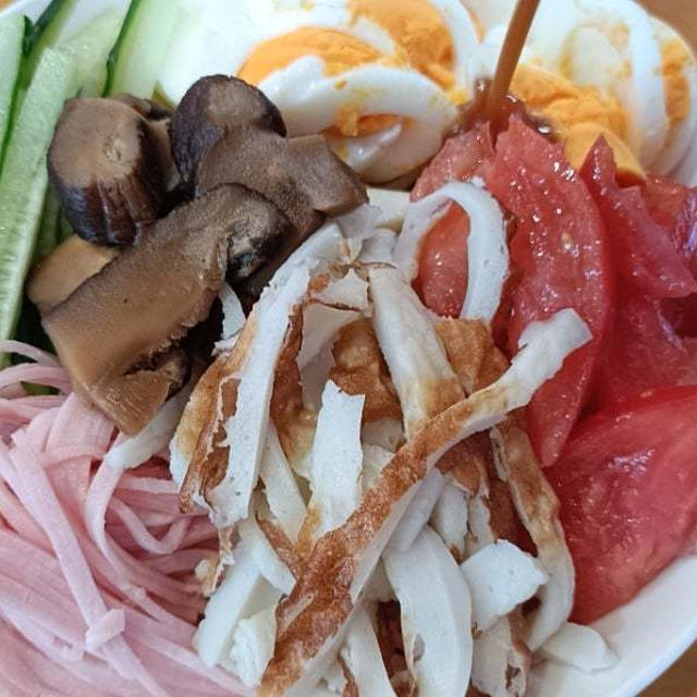 暑い日には冷し中華＼(^o^)／