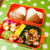 水玉ハート弁当