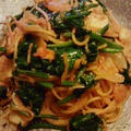 [一皿でお腹いっぱい]ほうれん草のトマトパスタ
