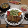 ”ふるさと納税”の宮崎牛でビフカツの晩ご飯
