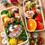 《キャラ弁》バイキンマンのクリスマス♡作り方♡スヌーピー のお弁当