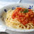 腹もち２倍！トマトとレンズマメのパスタ。
