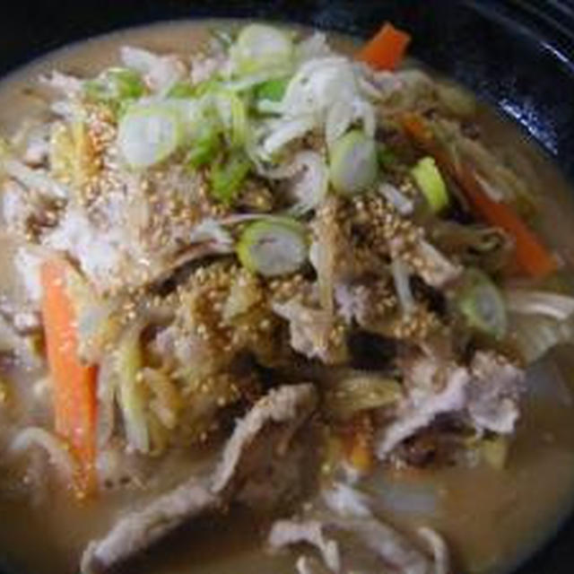 タジン鍋で　豚白菜の胡麻ダレ