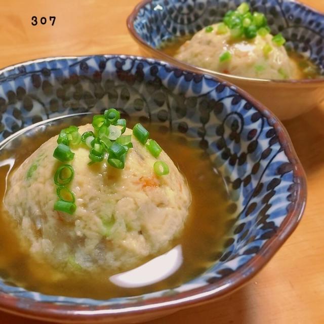 レンジで簡単！長いもと卵のとろとろあんかけ