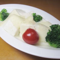 簡単過ぎるお豆腐の３分お手軽オニオングラタン味～ｖ（＾０＾）/