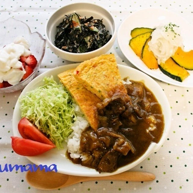 オムのっけカレー