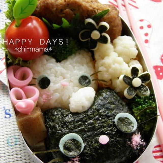 ニョッキ＆ペンネのお弁当（キャラ弁、デコ弁）