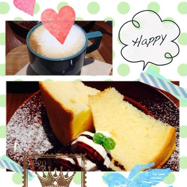 お気に入りカフェで☆