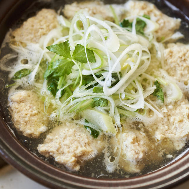 ふわふわ鶏団子鍋