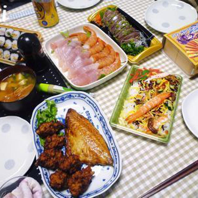 みんなでワイワイ♪きのうの晩ご飯**