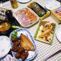 みんなでワイワイ♪きのうの晩ご飯**