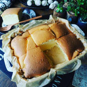 ふわふわしたのが食べたい❤️焼きっぱなしのスフレチーズケーキを改めて❤️