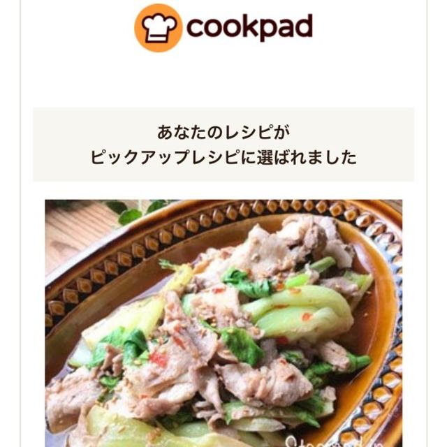 本日のピックアップレシピ📢