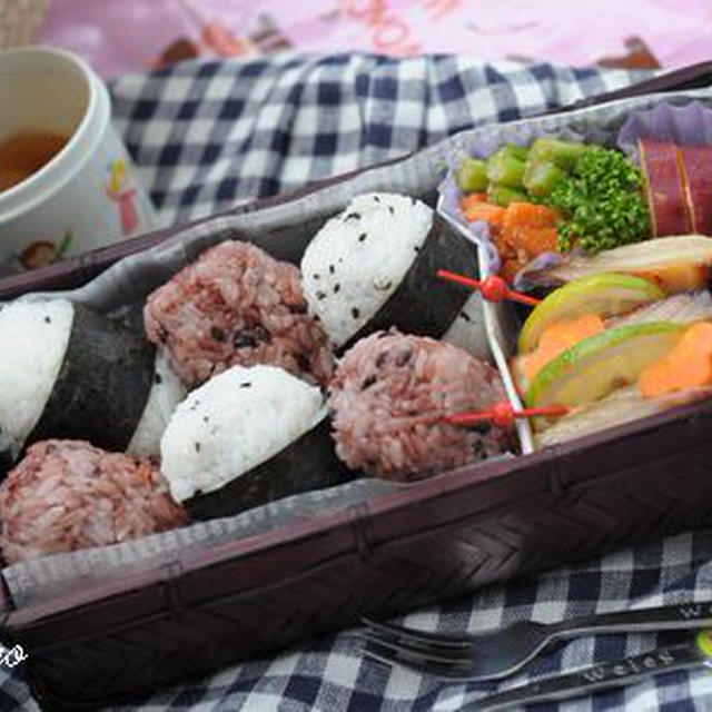 お外でお弁当