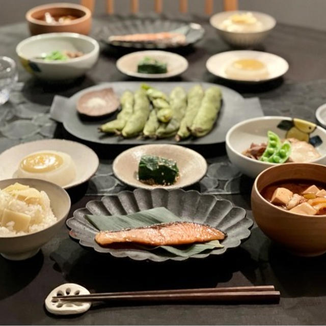 味付け忘れたたけのこご飯が、かえって美味しく出来た！そんな発見のあった夜ごはん♪