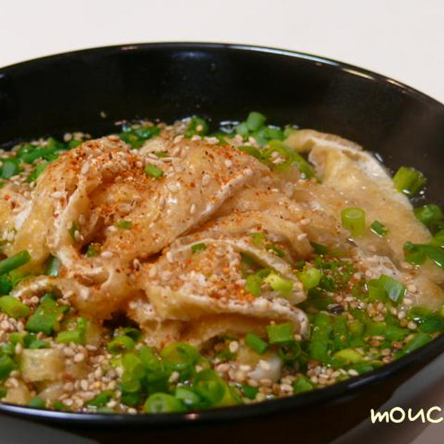 ☆青葱たっぷりきつねうどん☆