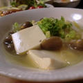 スープでポカポカ温まろう♪豆腐とキノコの生姜風味スープ by オレンジペコさん