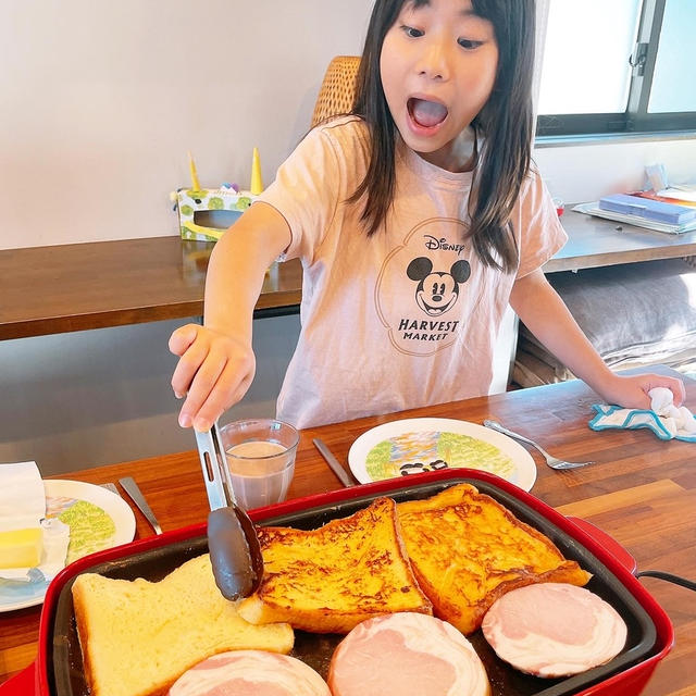 フレンチトーストでブランチです！！