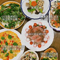 実家で作ったごはんたち