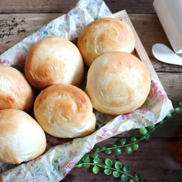 【簡単！袋deもみもみ♪1 hour bread(ワンアワーブレッド）】ふんわり♪ミルクパン