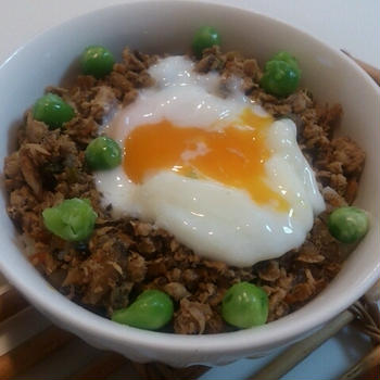 かつおのそぼろ丼