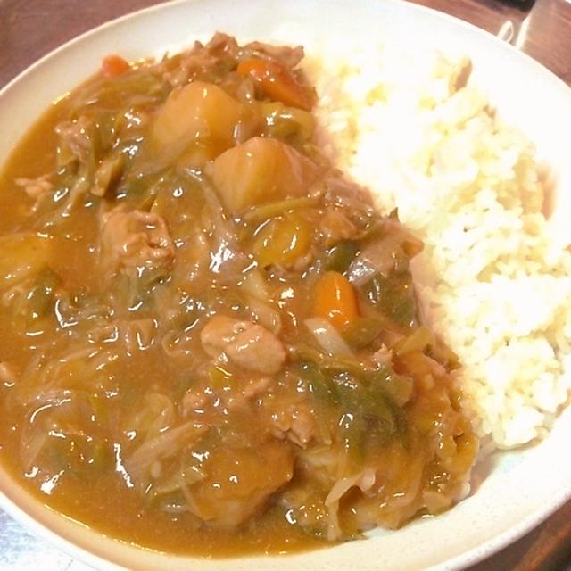 長ねぎたっぷり！和風カレー