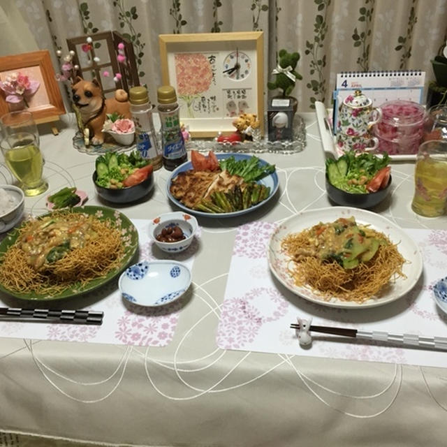 長崎土産でお花見ちゃーめん