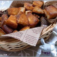 食パンが余ったら・・・さくさくラスク(もどき)はいかがですか？？