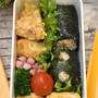 中学生男子弁当｜鶏天・だしがらふりかけおにぎり