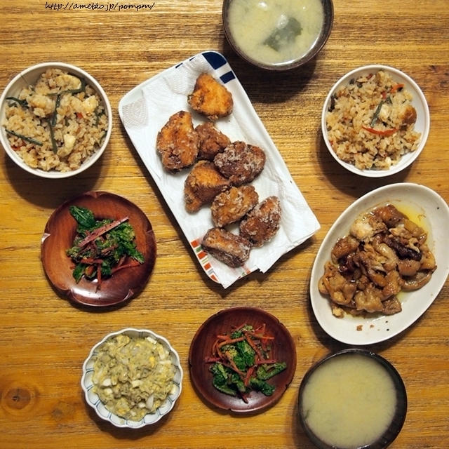 ある日の晩御飯。