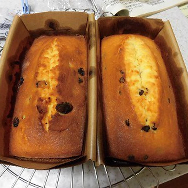おやつは・・・パウンドケーキ2種～♪