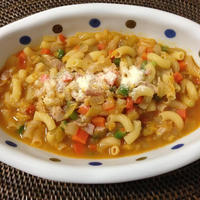 ケチャッピーでありもの野菜のミネストローネ