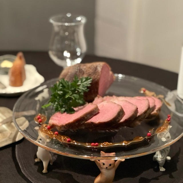 ローストポーク〜ねこの日仕様の夜ごはん