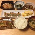 一昨日は茄子のじゃこ生姜煮など～