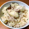 かきと豚肉で炒め物。お父さんの株を上げたい料理です。