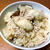 かきと豚肉で炒め物。お父さんの株を上げたい料理です。