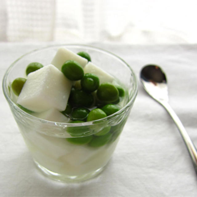 グリーンピースの豆かん