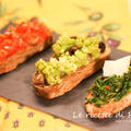  Bruschetta con broccolo romano ✿ 春先のブロッコロ　ロマーノ