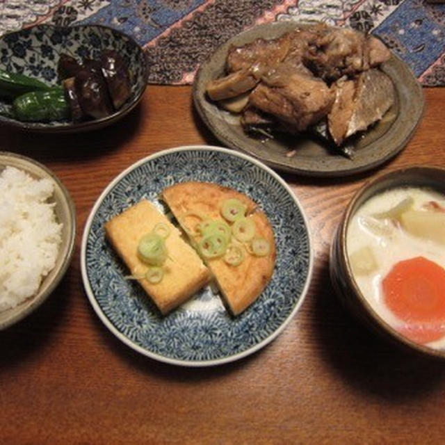 [夕食] 煮魚