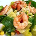 香菜とエビのサラダ　シトラスドレッシング　Cilantro Shrimp Salad with Citrus Vinaigrette