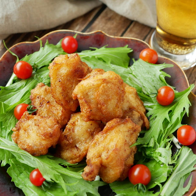 高たんぱく低カロリー！フグでから揚げ♪