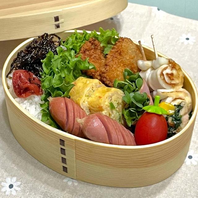 【お弁当】おかずは3品作るだけ!!簡単お弁当