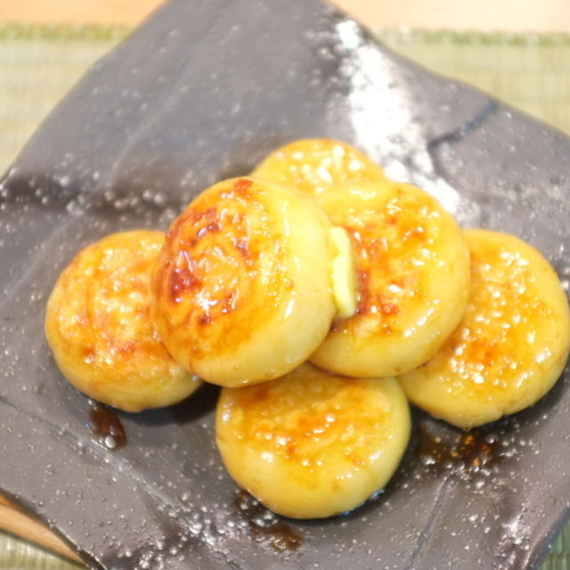 甘辛ガーリックバター醤油☆いも餅♪