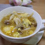 白菜としめじの玉子スープ