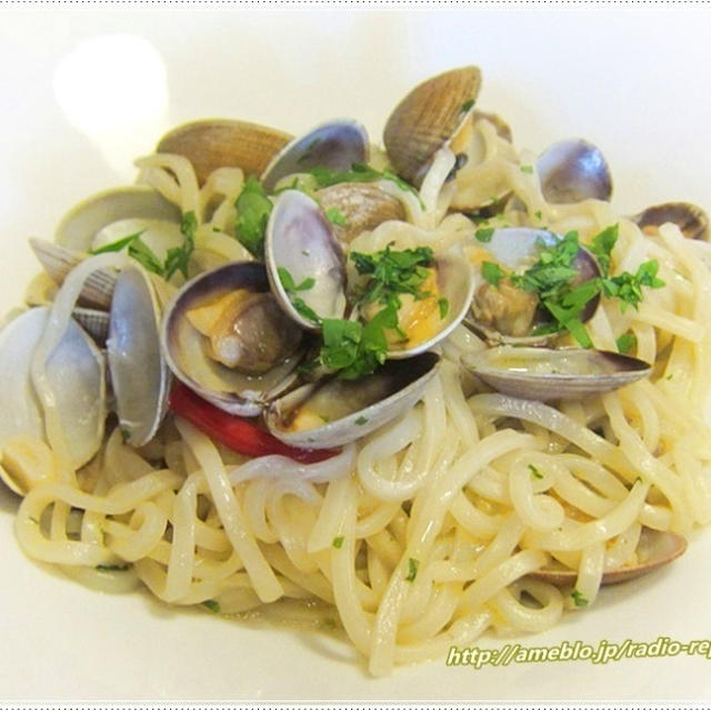 絶品♪根室産アサリと北海道小麦の生パスタボンゴレ☆生ホッケのマリネも